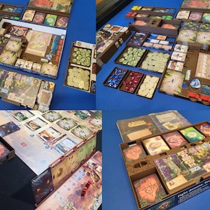 Lost Ruins of Arnak +Both Expansions Insert / box organizer with individual player trays (officially licensed product)