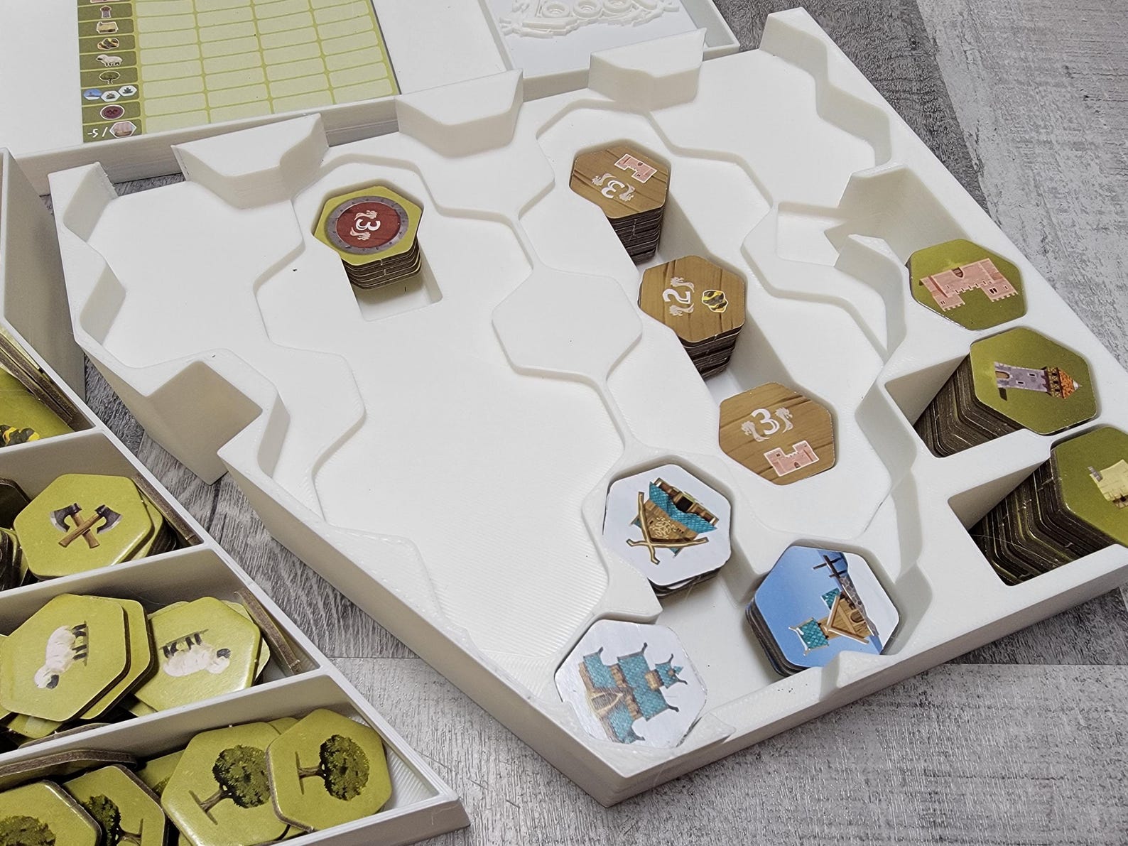 Looot Board Game Insert / Box Organizer With Individual Player Trays - Etsy