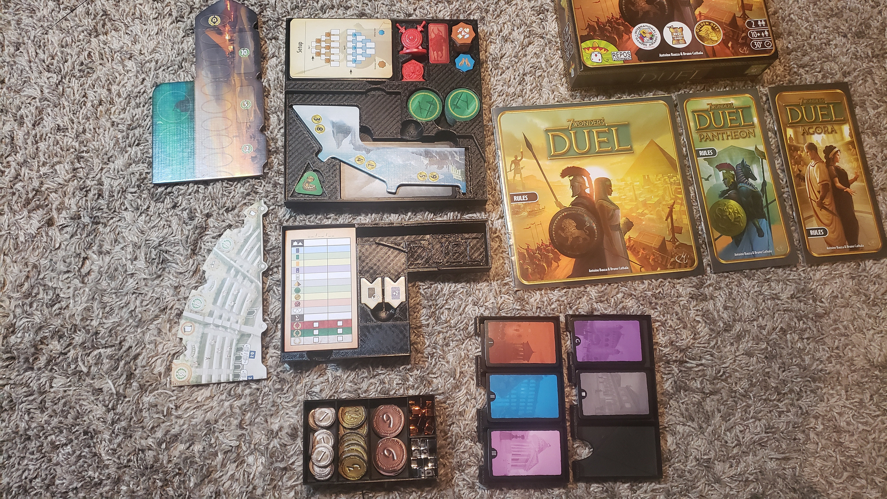 e-Raptor Insert 7 Wonders Duel + expansion