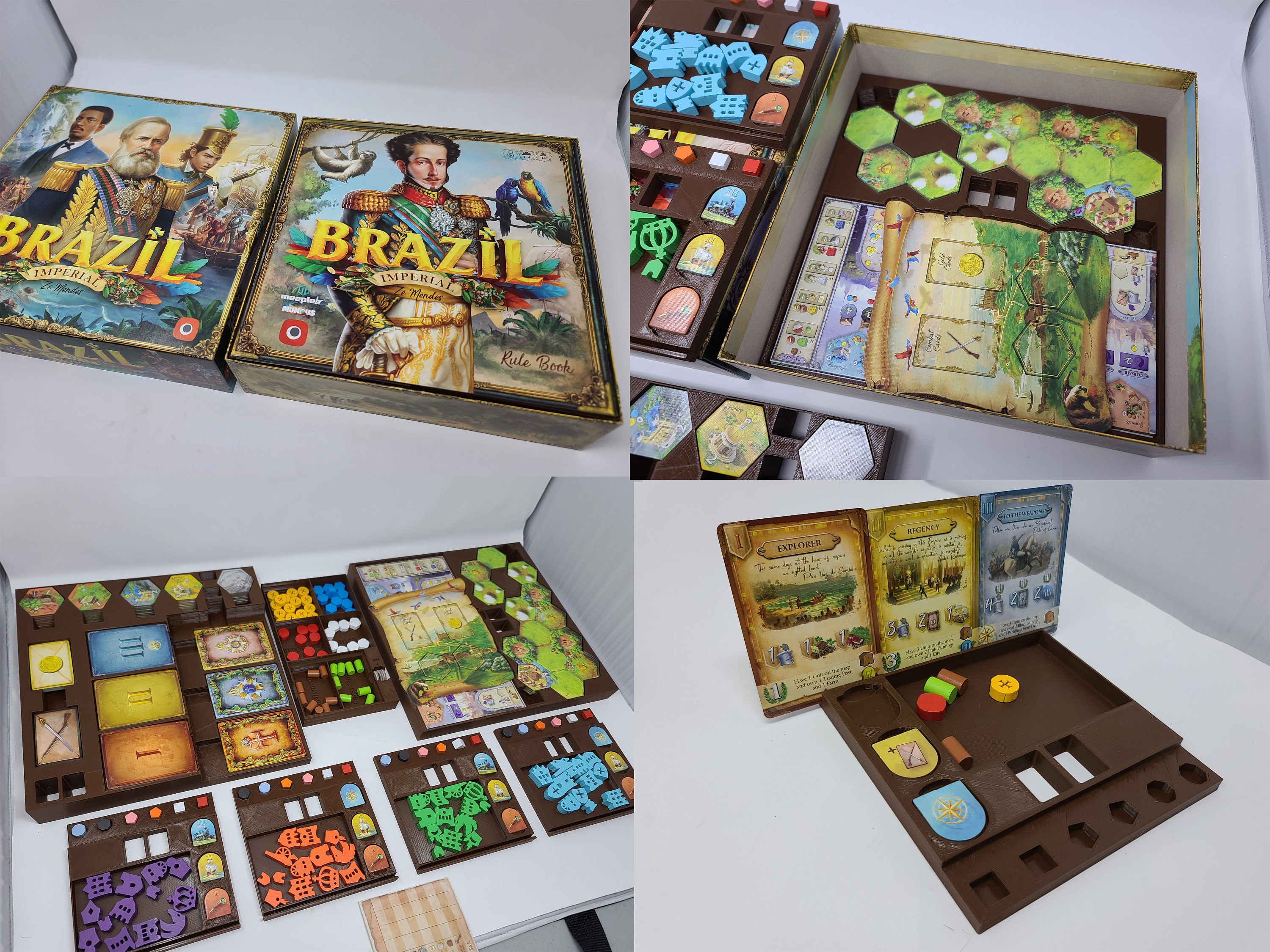 Brazil Imperial Insert / Box Organizer With Individual Player - Etsy