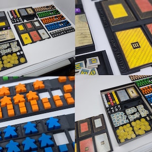 Troyes (& The Ladies of Troyes) insert / organizer with individual player trays
