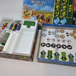 Ready Set Bet board game insert / box organizer