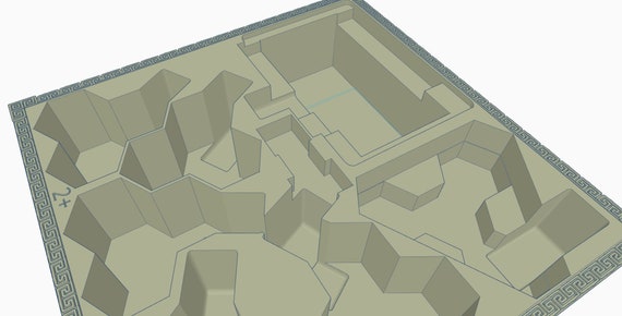 Fichier 3D Insert Akropolis / organisateur de boîtes de jeux de société  ♟・Plan à imprimer en 3D à télécharger・Cults