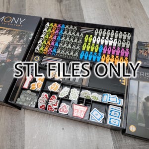 STL Files for Hegemony (& Expansions) Board Game Insert