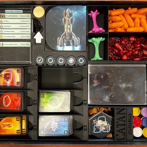 Catan: Starfarers (& all expansions) insert with individual player trays
