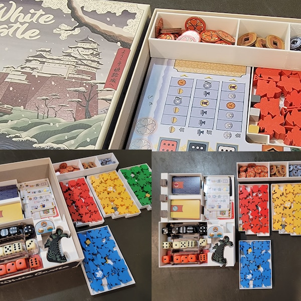 The White Castle insert / box organizer with individual player trays