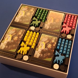 Viscounts of the West Kingdom board game Insert / Box Organizer with individual player trays