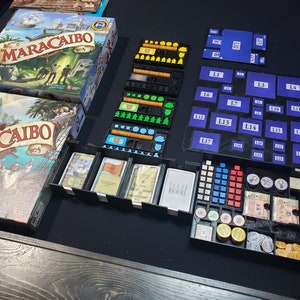 Maracaibo + Expansion Insert / Box Organizer with individual player trays