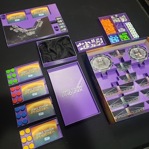 Space Station Phoenix insert / box organizer with individual player trays