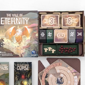 El Valle de la Eternidad con las expansiones Maldición y Artefactos / organizador de caja