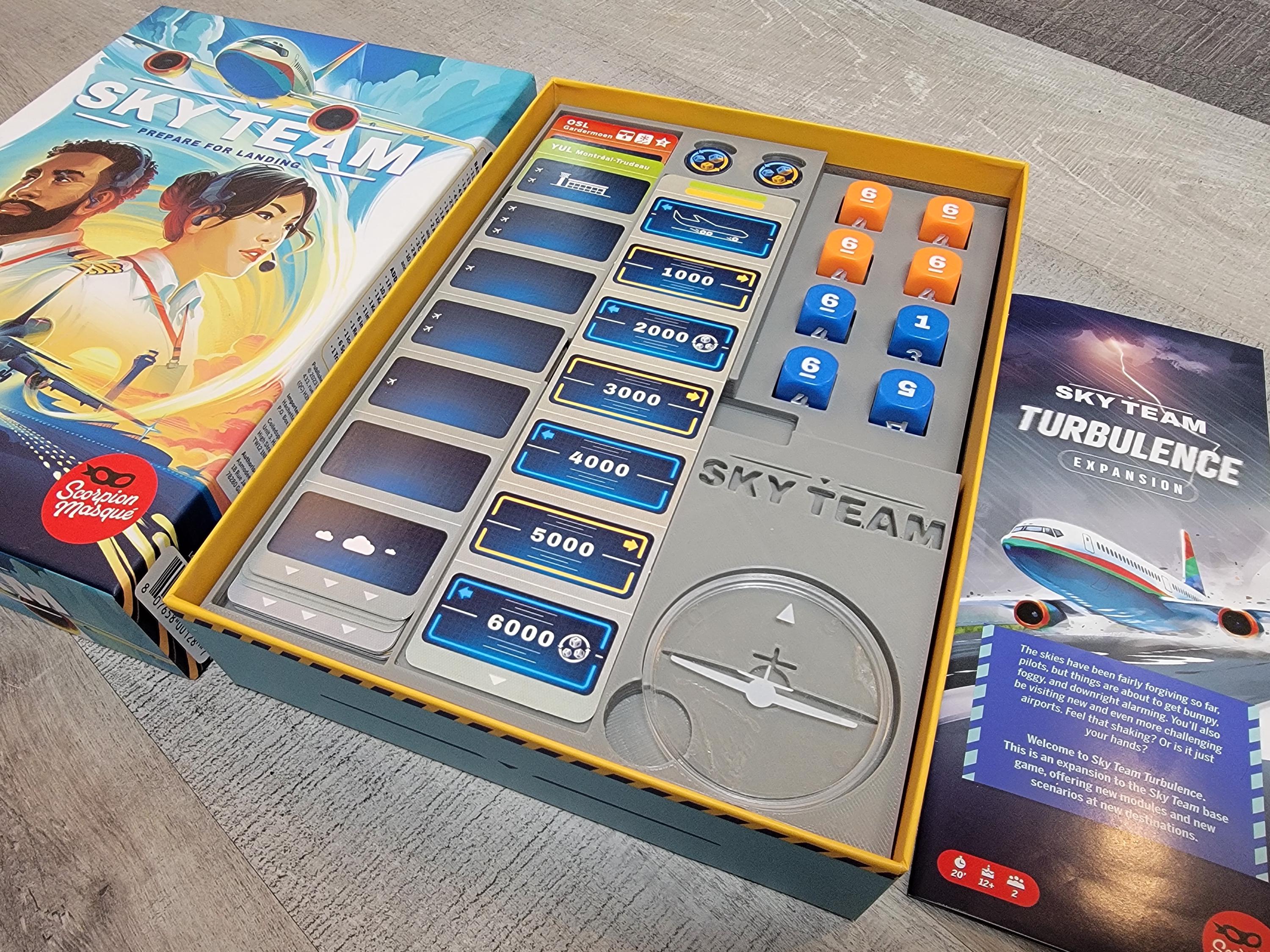 Sky Team (& Turbulence Expansion) Insert / Box Organizer - Divides