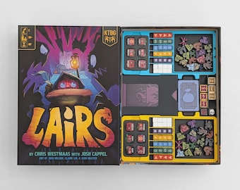 Organizador de cajas/insertos para guaridas y todas las expansiones