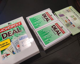 Monopoly Deal Upgraded / Replacement box