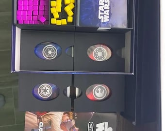 SW The Deckbauspiel + Clone Wars Insert (Unterstützt Karten mit Schutzhüllen) Inoffizielle Fan-Kreation