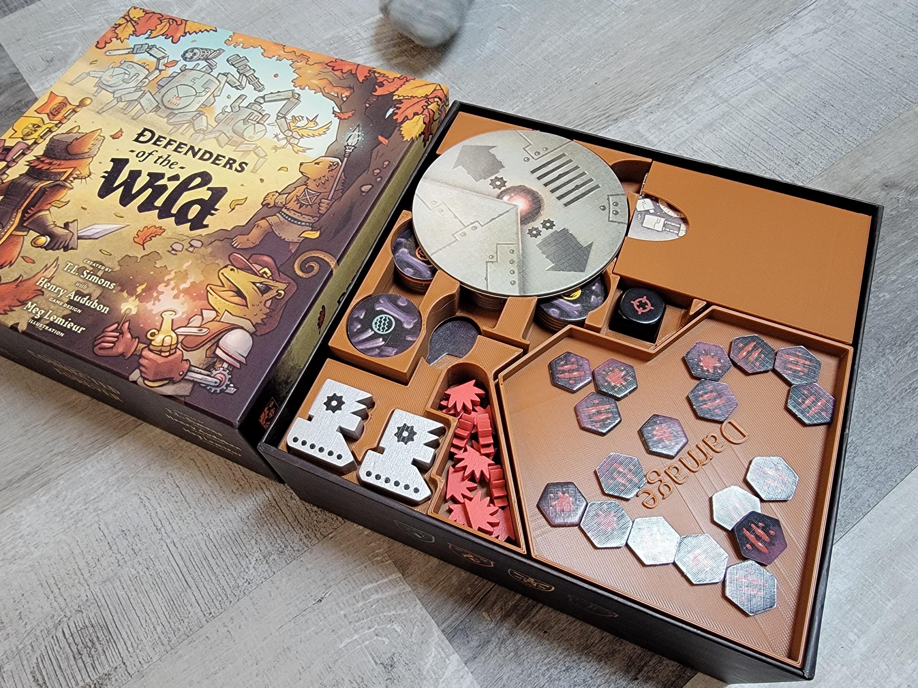 Defenders of the Wild Insert / Box Organizer With Individual Player ...