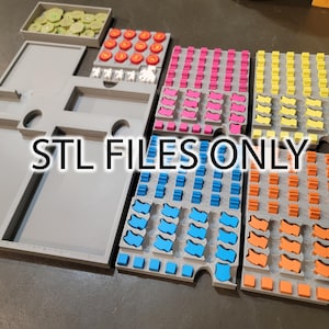 STL Files for Cascadero board game insert