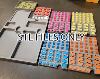 STL Files for Cascadero board game insert