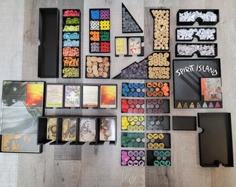 Spirit Island & all expansions insert (fits into two boxes)