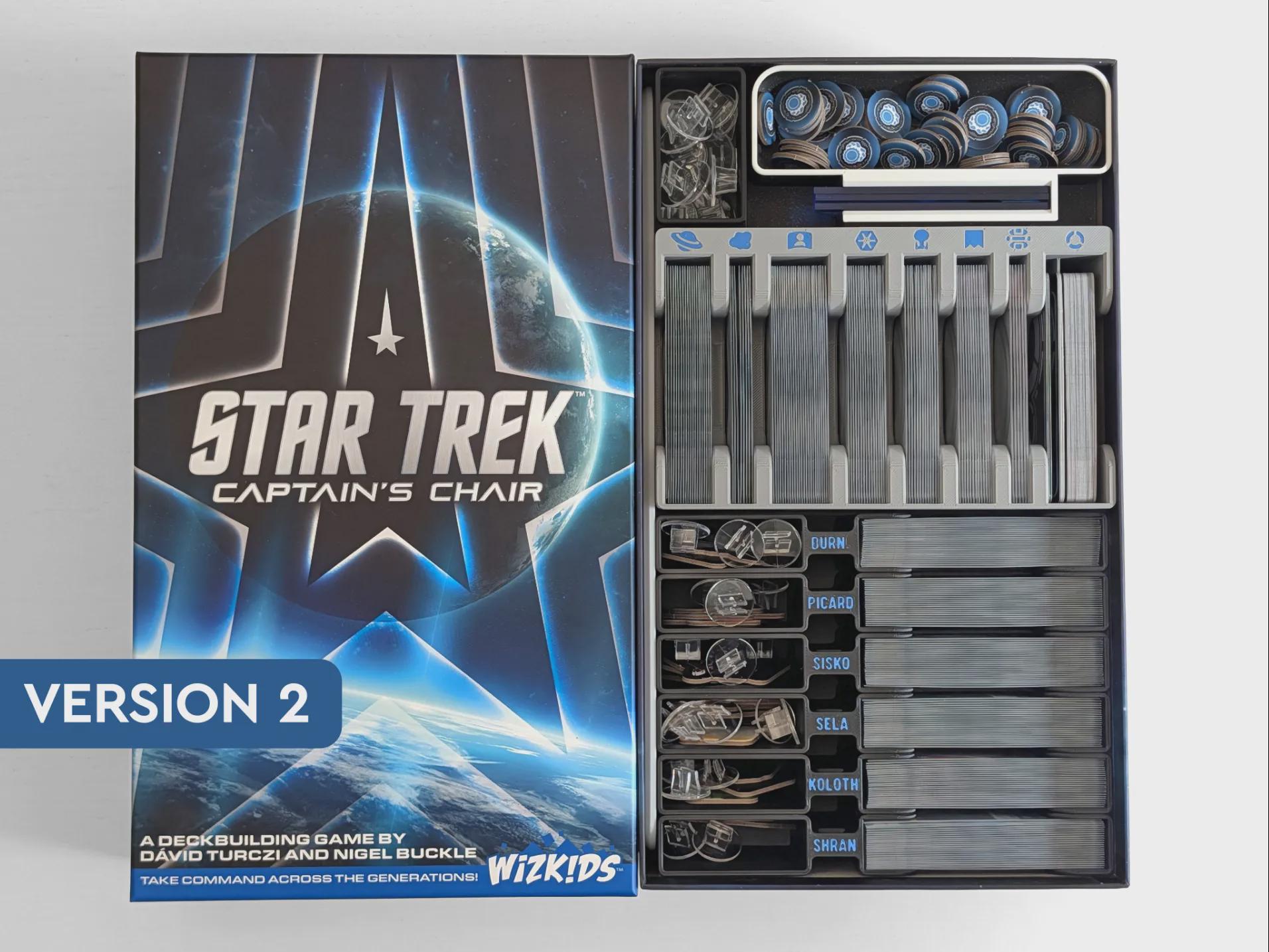 Star Trek: Captain's Chair Insert / Box Organizer - Etsy