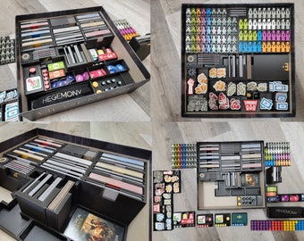 Hegemony +Expansions insert / box organizer with individual player trays