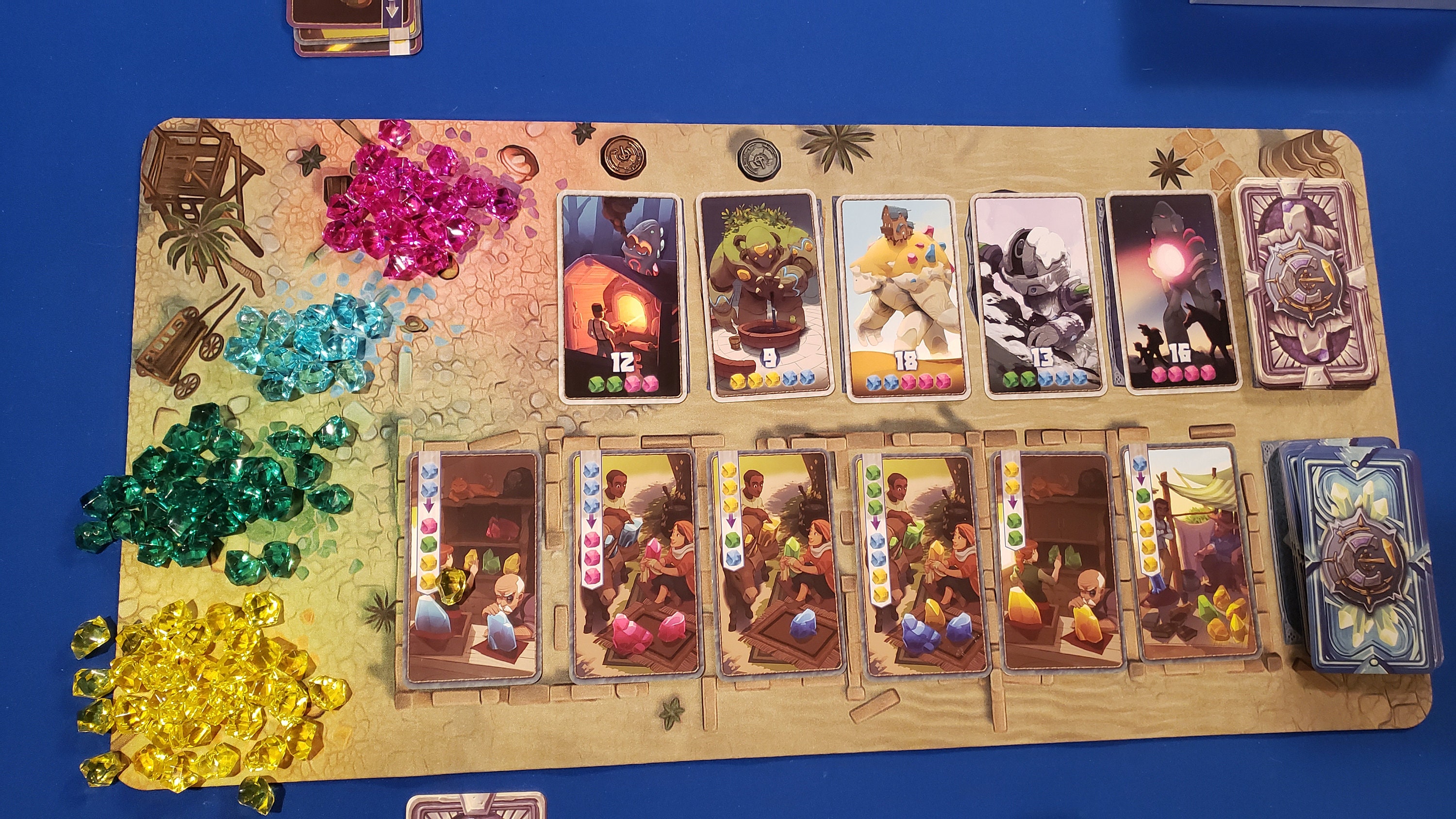 Century: Golem Edition のプレイマット ネオプレン,ファンが作成したアートワーク