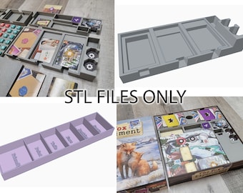 STL Files for The Fox Experiment (& 5-6 player expansion) insert