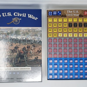 The U.S. Civil War board game insert / box organizer