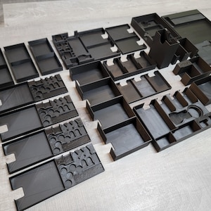 Dune Imperium Uprising & Expansions Unofficial Insert / Box Organizer with individual player trays