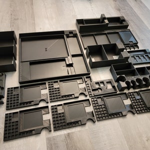 Clank!: Catacombs Unofficial Insert / box organizer (also supports Lairs & Lost Chambers and Adventuring Party expansion)