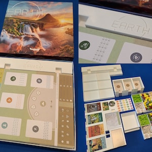 Inserção / organizador de terra (Kickstarter ou versão de varejo, cabe em cartões com manga)