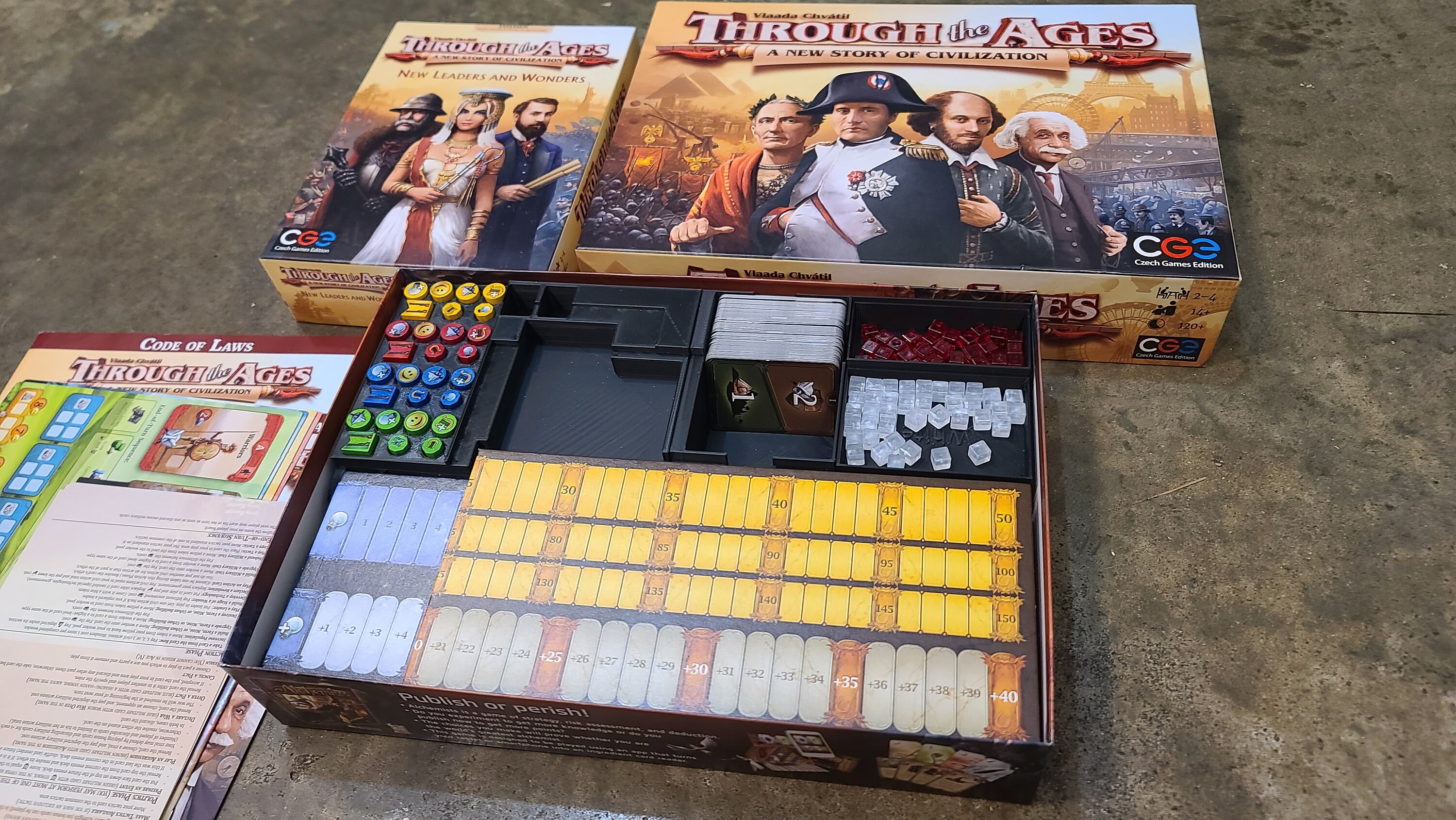 Through the Ages & Expansion Insert (fits Sleeved Cards and Separates All  Decks) - Etsy UK