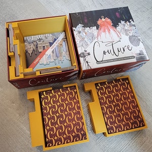 Couture board game insert / box organizer