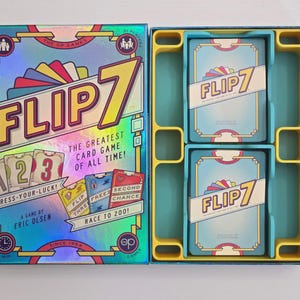 Organizador de insertos/cajas Flip 7 (se adapta a tarjetas con funda)