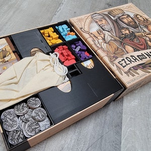 Organizador de insertos/cajas de Esdras y Nehemías (admite tarjetas con fundas)