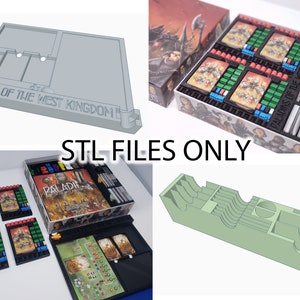 STL Files for Paladins of the West Kingdom Collector&#39;s box with all expansions Insert