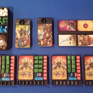 Paladins of the West Kingdom board game  Insert / Box Organizer with individual player trays