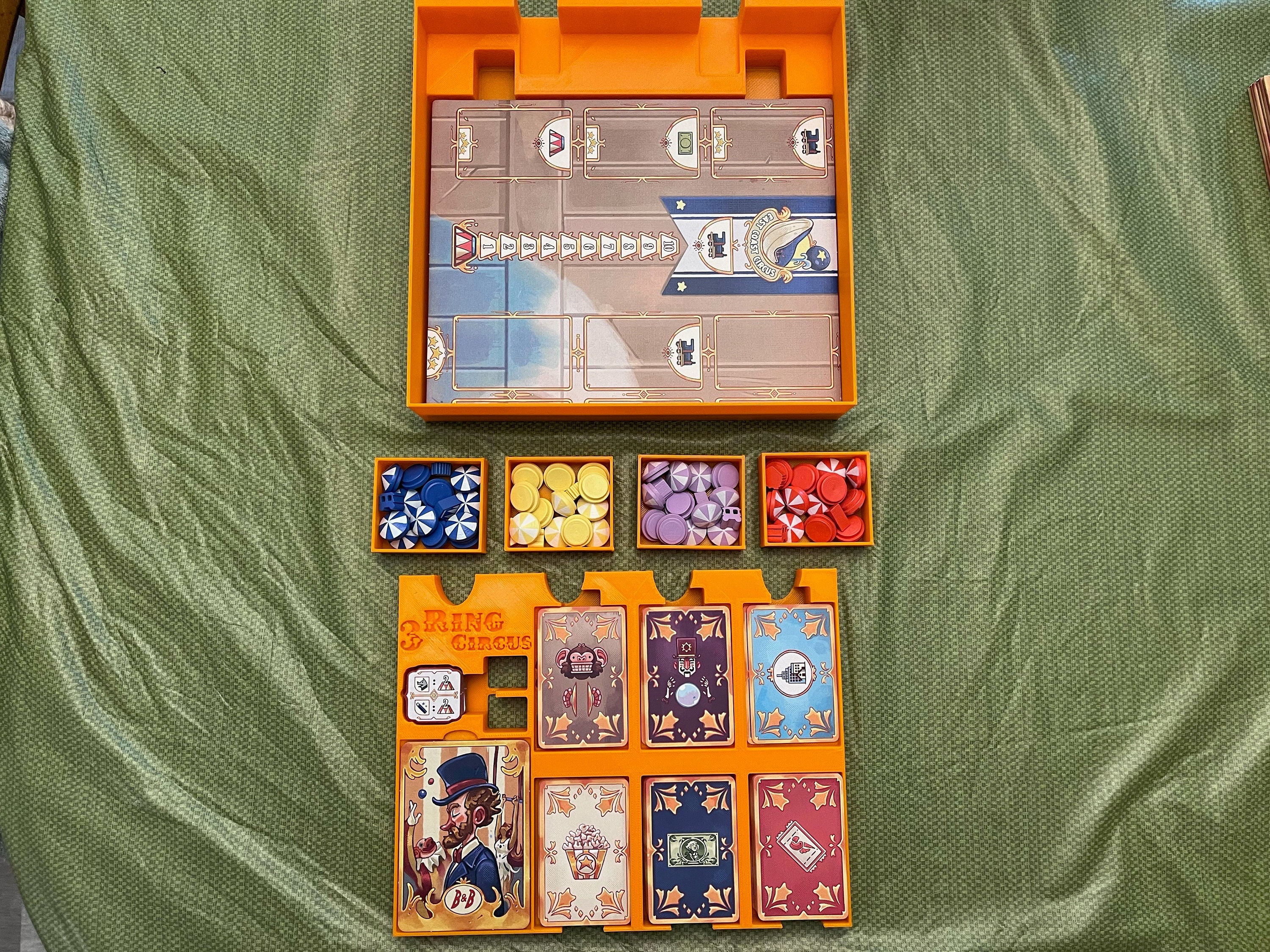 3 Ring Circus Board Game Insert / Box Organizer - Etsy