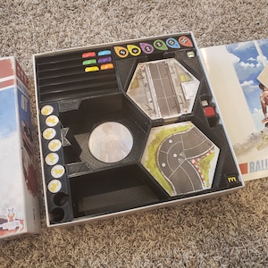 Rallyman GT +Expansions Insert / Box organizer & board game clips