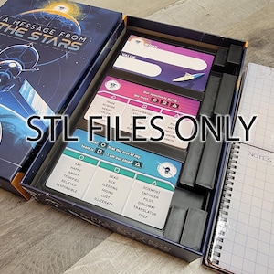 Bijsluiter STL Files for A Message From the Stars (ondersteunt kaarten met sleeve)