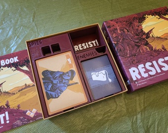 Resist! insats / lådaorganisatör (stöder kort i fickformat)