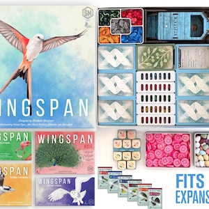 Wingspan w/ALL Expansions - Insert / Box Organizer