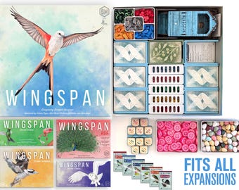 Wingspan w/ALL Expansions - Insert / Box Organizer