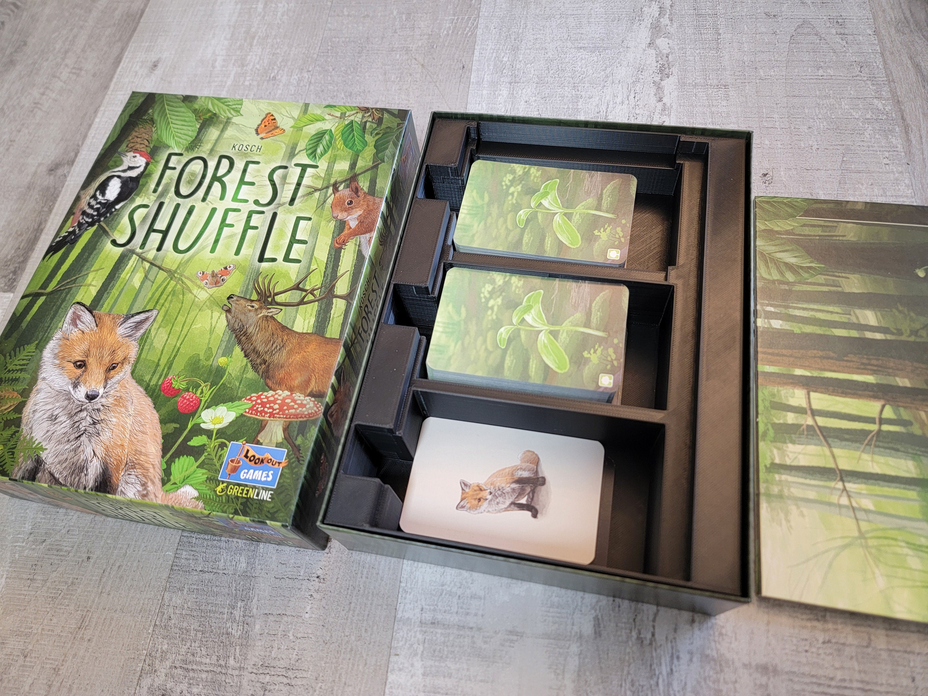 Forest Shuffle & Alpine Expansion Insert / Box Organizer (supports