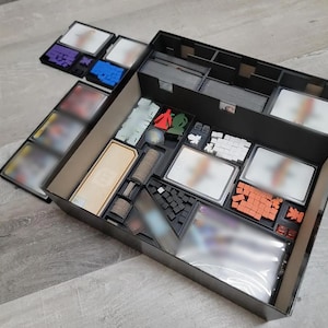 Clank in space! & All expansions Insert / box organizer with individual player trays (Unofficial / fan made accessory)