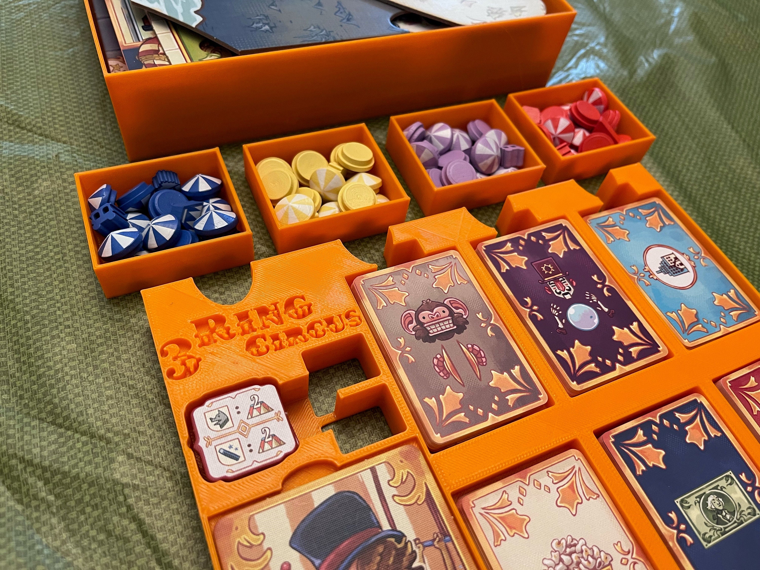 3 Ring Circus Board Game Insert / Box Organizer - Etsy