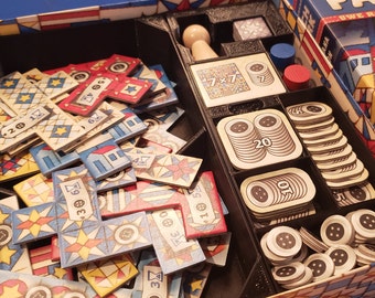 Organizador de caja/inserto para juego de mesa de patchwork
