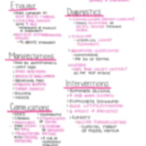 Hiatal Hernia Med Surg Nursing Notes