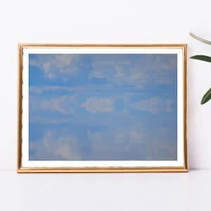 Clouds Mirrored 2, Salar de Uyuni - Downloadable Prints, Printable Art, Downloadable Art, Digital Download, Nature Photography, Clouds