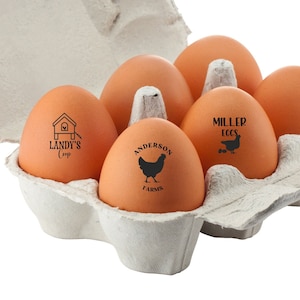 Custom Egg Stamp | Personalized Egg Stamp | Homesteading | Farm Stamp | Egg Marking | Egg Stamper | Egg Carton | Cute Egg Stamp | Farm Girl