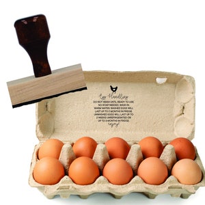 Egg Stamp | Egg Handling Stamp | Egg Label | Fresh Eggs Stamp | Homesteading | Farm Stamp | Egg Marking | Egg Stamper | Egg Carton Stamp